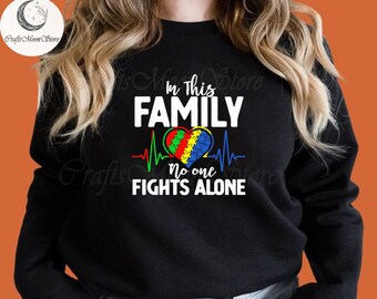 Autism Awareness Puzzle Svg, In This Family Design (Digital Download)