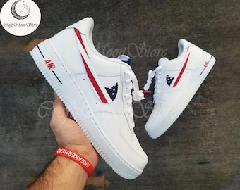 Nike Air Force 1 American Flag - Etsy