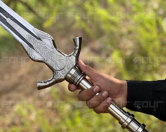 Great Sword of Artorias Replica 44" – Hand-Forged Dark Souls Sword | Elden Ring, Bloodborne-Inspired Collectible |  Groomsmen Gift for Him