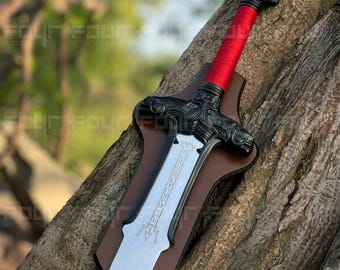 Hand Forged Conan Atlantean Sword: Stainless Steel Fantasy Prop