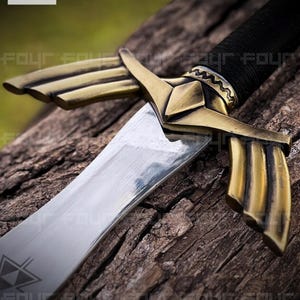Hand Forged Legend of Zelda Master Sword Replica - Carbon Steel