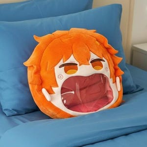 Cute Plush Ita Backpack – Orange Display Bag Clear Window Ita Bag for Pins & Collectors