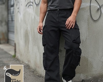 Oversized Cargo Pants | Casual Wide Leg Joggers | Daily Wear | Y2K Streetwear Style
