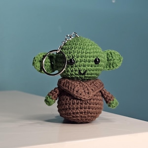 Handmade Crochet Amigurumi Keychain: Kawaii Bag Charm