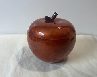 Personalized Apple Jar for Trinkets, Teacher Gift