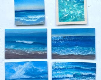 Original Soft Pastel Painting | Seascape Artwork on Paper