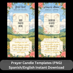 In loving Memory PNG, Blossom Memorial Candle Template, Memorial prayer candle Template PNG, Instant Download