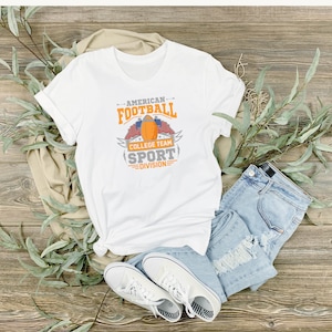 American Football Kids T-Shirt, Youth Sports Tee, Football Fan Shirt, Boys Athletic Apparel, Girls Game Day Outfit, POD