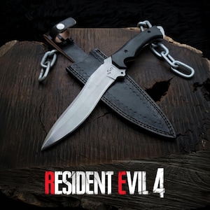 Resident Evil 4 Remake Ada Wong Elite Replica Knife | Leon Kennedy Knife | Gaming Prop | Gift for him | Valentine day gift | Full Tang
