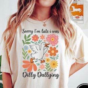 Comfort Colors Goose Shirt: Funny Animal Humor Graphic Tee