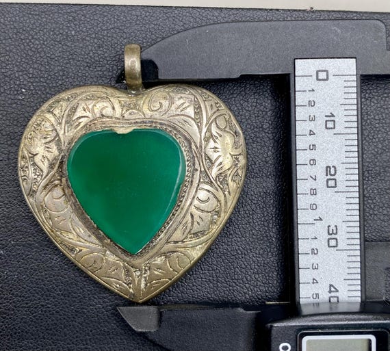 Old Unique Solid Silver Near Eastern Handmade Pen… - image 4