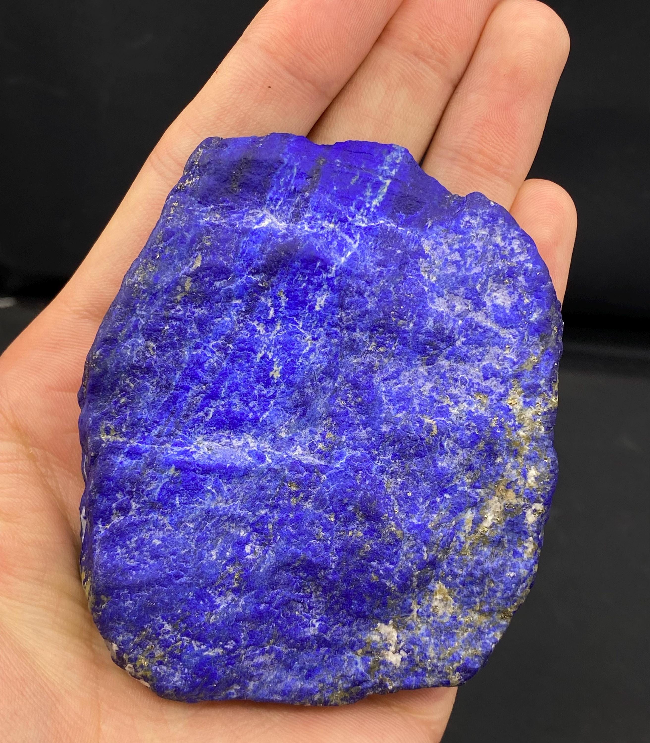 原石ラピスラズリ：天然の深い青色の水晶、191グラム - Etsy 日本