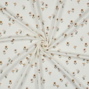 Cotton Jersey Flowers, Floral Jersey, Cotton Jersey