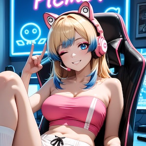 Riley, Waifu Undead, T-Shirt, Anime-Shirt, Anime, Manga, Anime Girl
