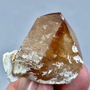 119 Carat Terminated Topaz with Mica: Rare Crystal Specimen, Pakistan