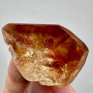 47 Carat Rare Terminated Celestial Topaz Crystal Unique Rare – Natural Specimen for Collectors Healing Minerals From Pakistan