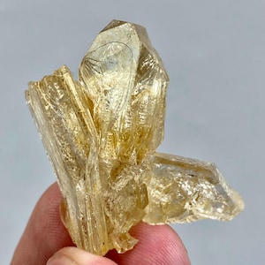 76 Carat Rare Window Quartz Crystal Cluster  Healing Crystal – Natural Raw Mineral Specimen From Pakistan