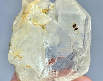 Quartz With Iron Oxide, Raw Crystal, Natural Mineral, Healing