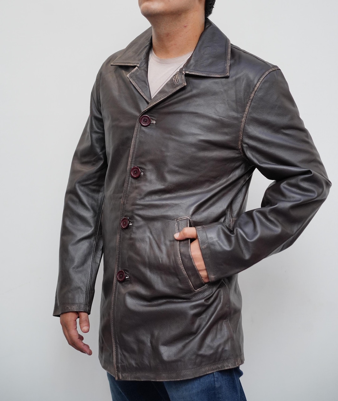 【最終値下げ】Supernatural Dean jacket A-star plus Men's Dean Winchester Supernatural Jacket Distressed