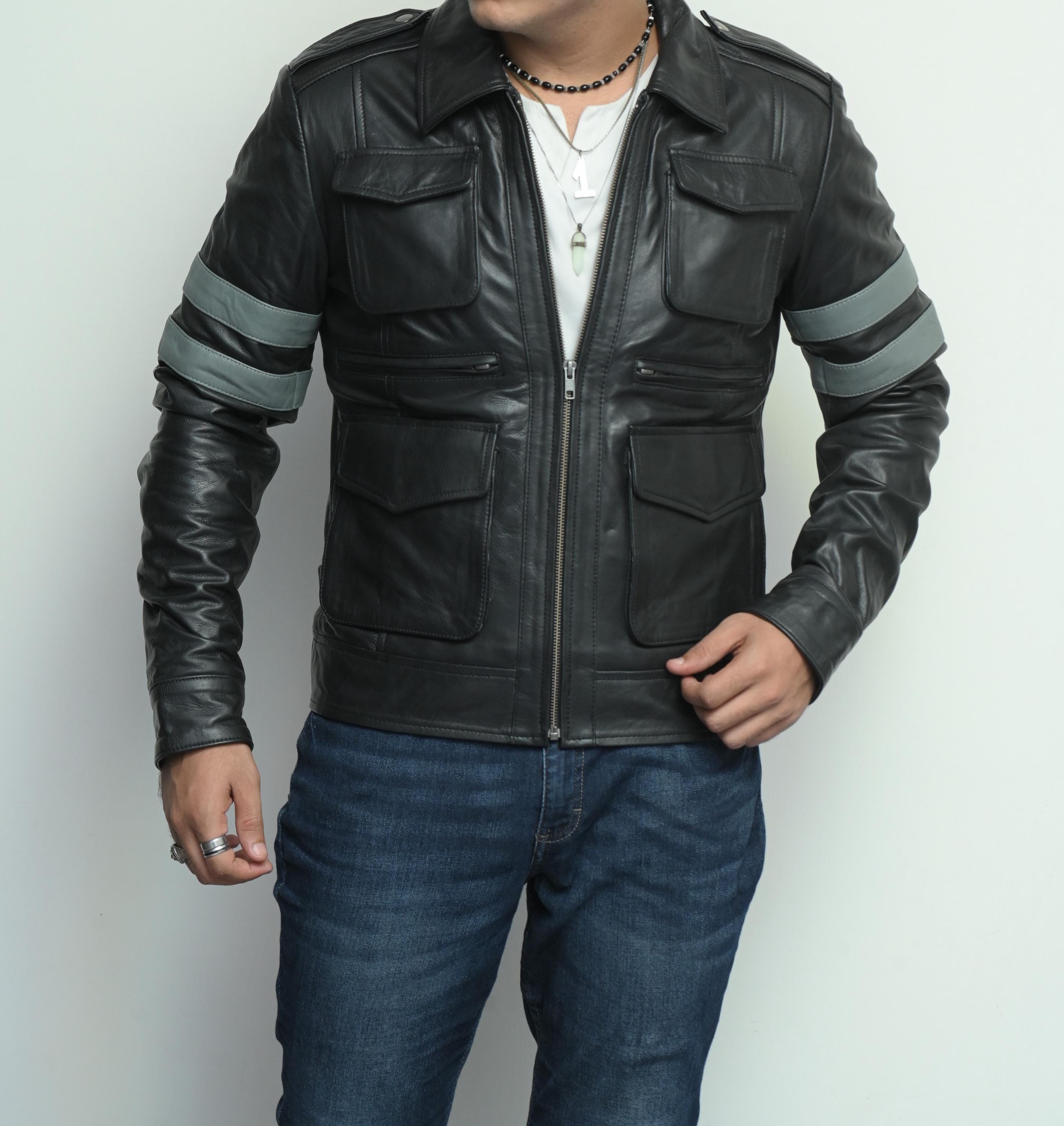 ケリハーレム　LEON Leon S Kennedy Jacket Gaming Cosplay With Multiple Pocket Utility