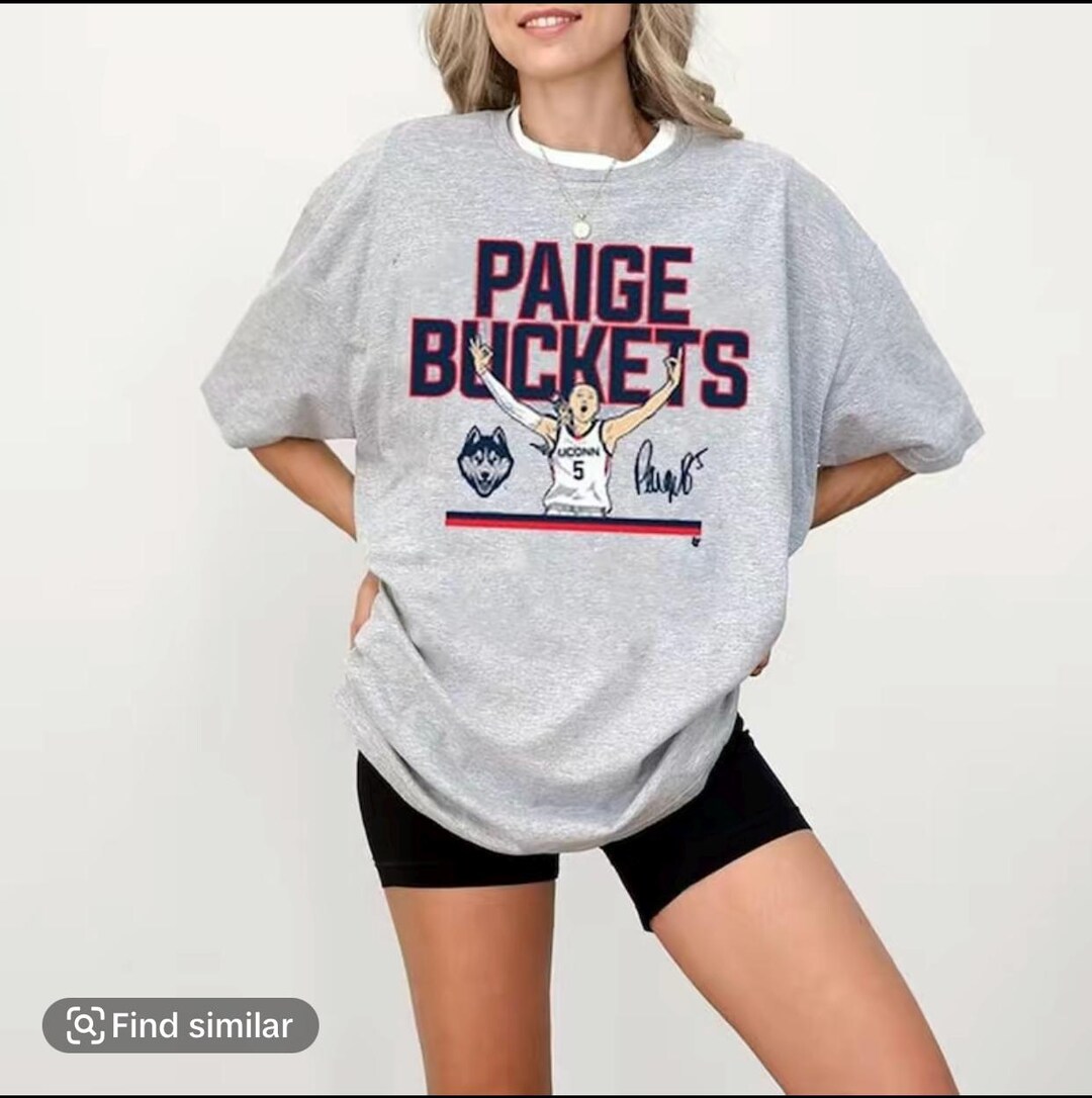 T-shirt Vintage 'Last Dance' Paige Bueckers - Noir, Taille L, Personnalisable - Cadeau Fan Basket