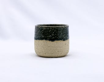 Bluvio Handmade Ceramic Milled Stoneware Espresso Mug