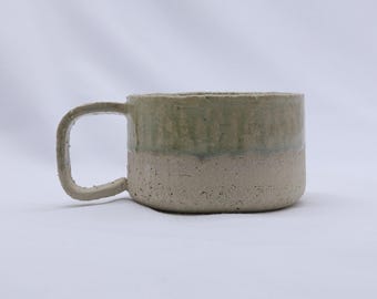 8.5 oz Coffee Mug | Handmade Stoneware | Large Coffee Cup | Handmade Stoneware | Handmade Rustic Ceramic Cup | Ceramic Tumbler
