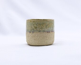 Beige Picollo Handmade Ceramic Milled Stoneware Espresso Mug