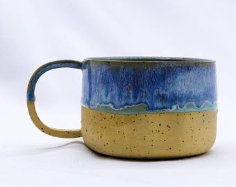 Bluverde Grande Handmade Stoneware Ceramic Mug
