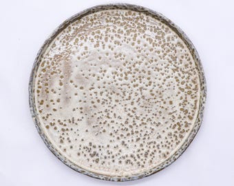 27 cm Saltfoam Stoneware Handmade Ceramic Dinner Plate