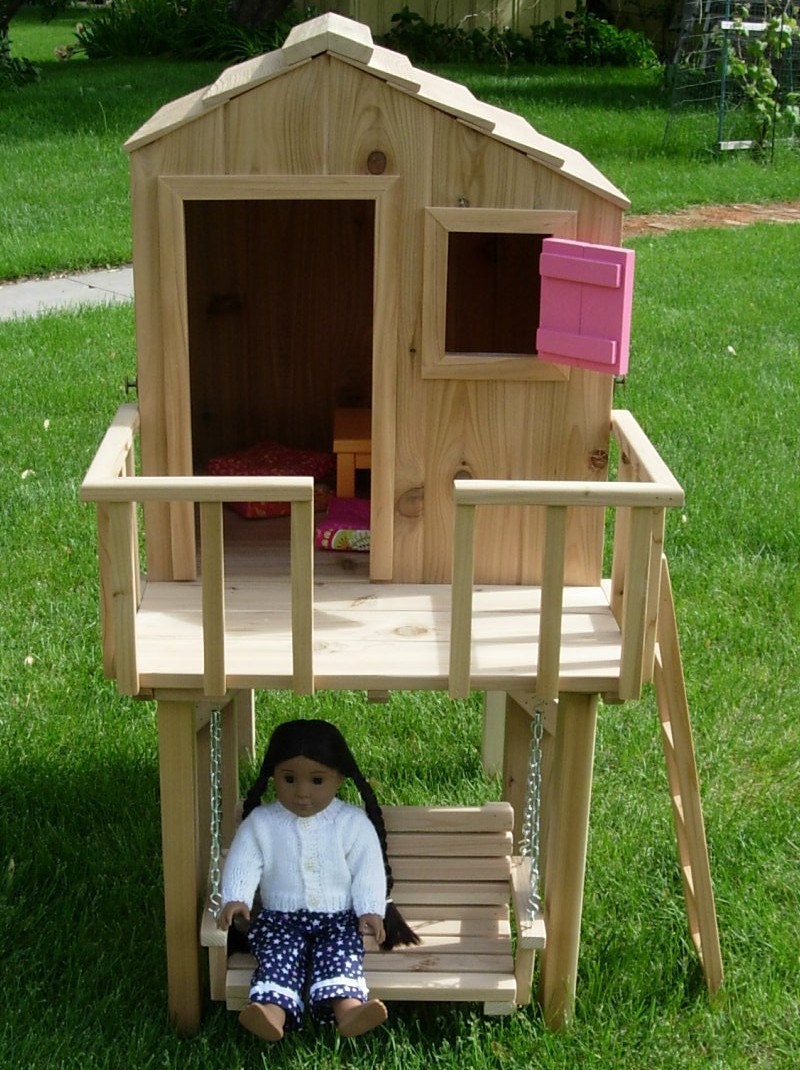 AVAILABLE IN FEBRUARY Doll Swing Set with Cushion & Throw Etsy