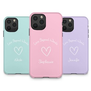 Personalized Mom Gift iPhone Case, Custom Name Mother&#39;s Day Gift, Love Beyond Words Phonecase, Birthday Present for Mum, iPhone 13 14 15 16