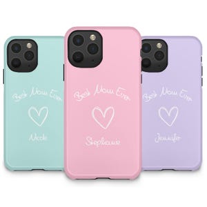 Personalized Mom Gift iPhone Case, Custom Name Mother's Day Gift, Best Mom Ever Phonecase, Birthday Present for Mum, iPhone 12 13 14 15 16
