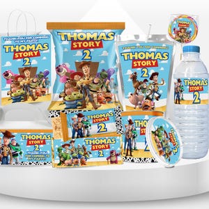 Toy Story Party Favor Bundle Label Toy Story Theme Party Boy 5th Birthday Buzz Lightyear Toy Story Favors Labels Jessie Birthday Woody TS3