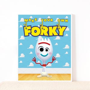Toy Story Tischschild Forky Toy Story Tischschild Party Kinder Geburtstagsparty Buzz Lightjahre Toy Story Cowboy Party Schild Toy Story Alien TS