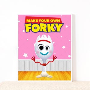 Toy Story Tischschild Forky Toy Story Party Girl Geburtstagsparty Buzz Lightjahre Toy Story Cowboyparty Schild Toy Story Alien TS