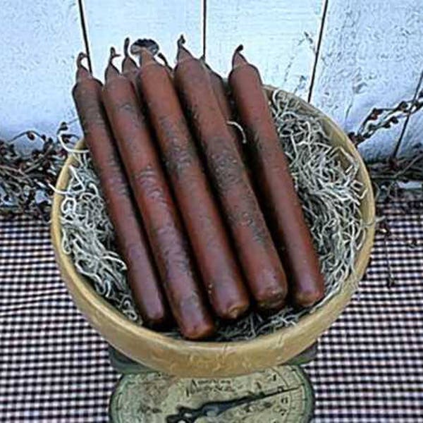 PRIMITIVE GRUBBY TAPERS  7 Inch ~Gingerbread~ Scent