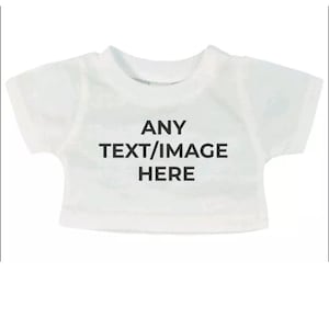 personalised Teddy bear t-shirt