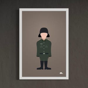 Minimalist Poster - Louis de Funès - Portrait - The Great Stroll