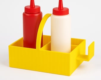 Organizador de condimentos con servilletero (archivo STL para impresión 3D)