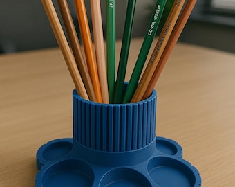 Portalápices con forma de huella de pata / Organizador de escritorio imprimible en 3D (archivo STL)