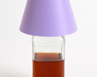 Pantalla universal para lámpara de botella – Lámpara de mesa a pilas – Archivo STL imprimible en 3D