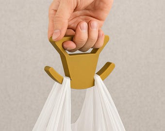 Gancho para asa de bolso imprimible en 3D: archivo digital STL para impresión 3D