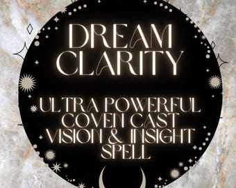 Hechizo ultrapoderoso para aclarar sueños de aquelarre / Mejora la intuición, sueños proféticos y mensajes espirituales / Magia de visión psíquica