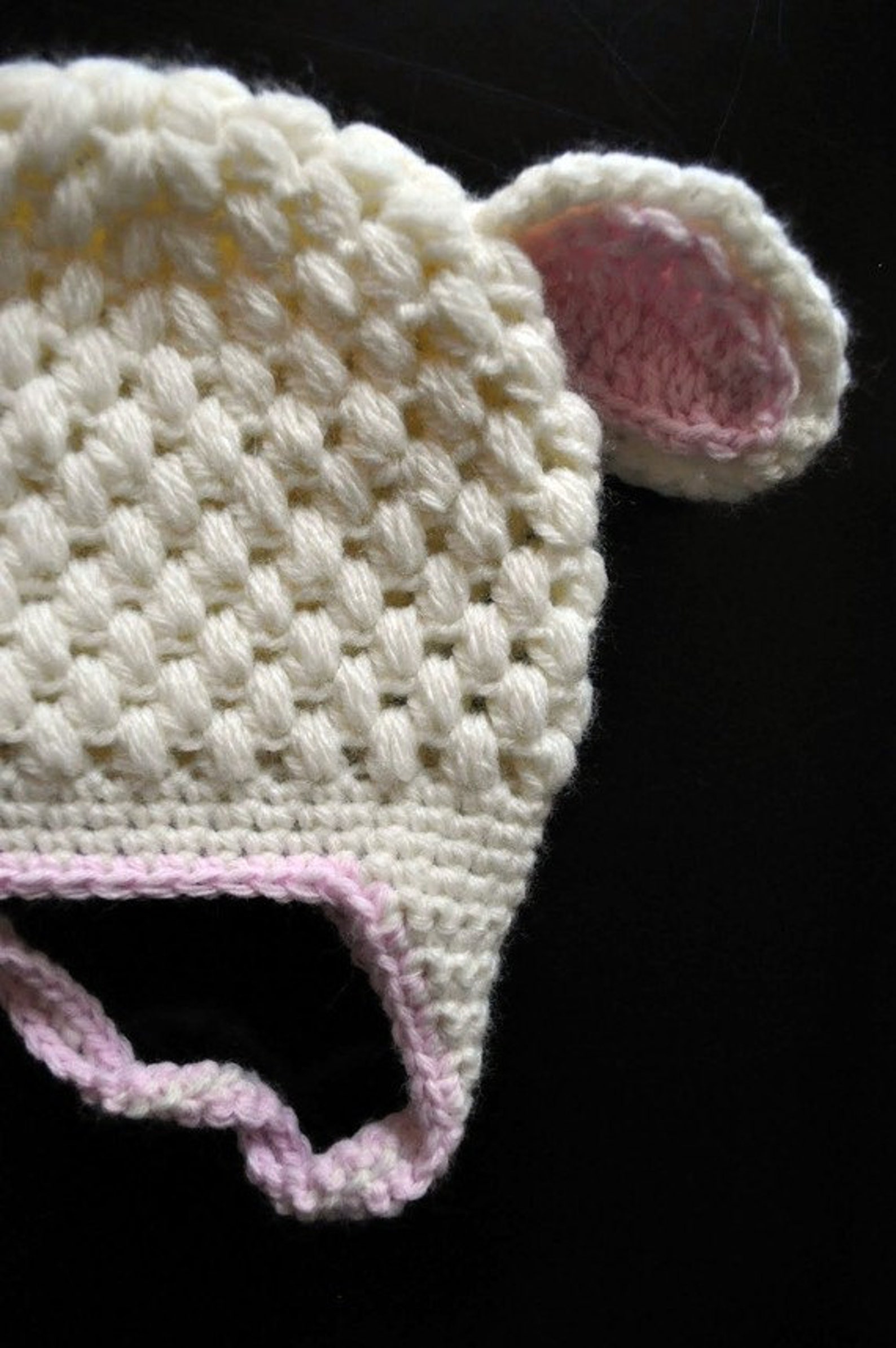 PDF PATTERN Little Lamb Crochet Hat Etsy