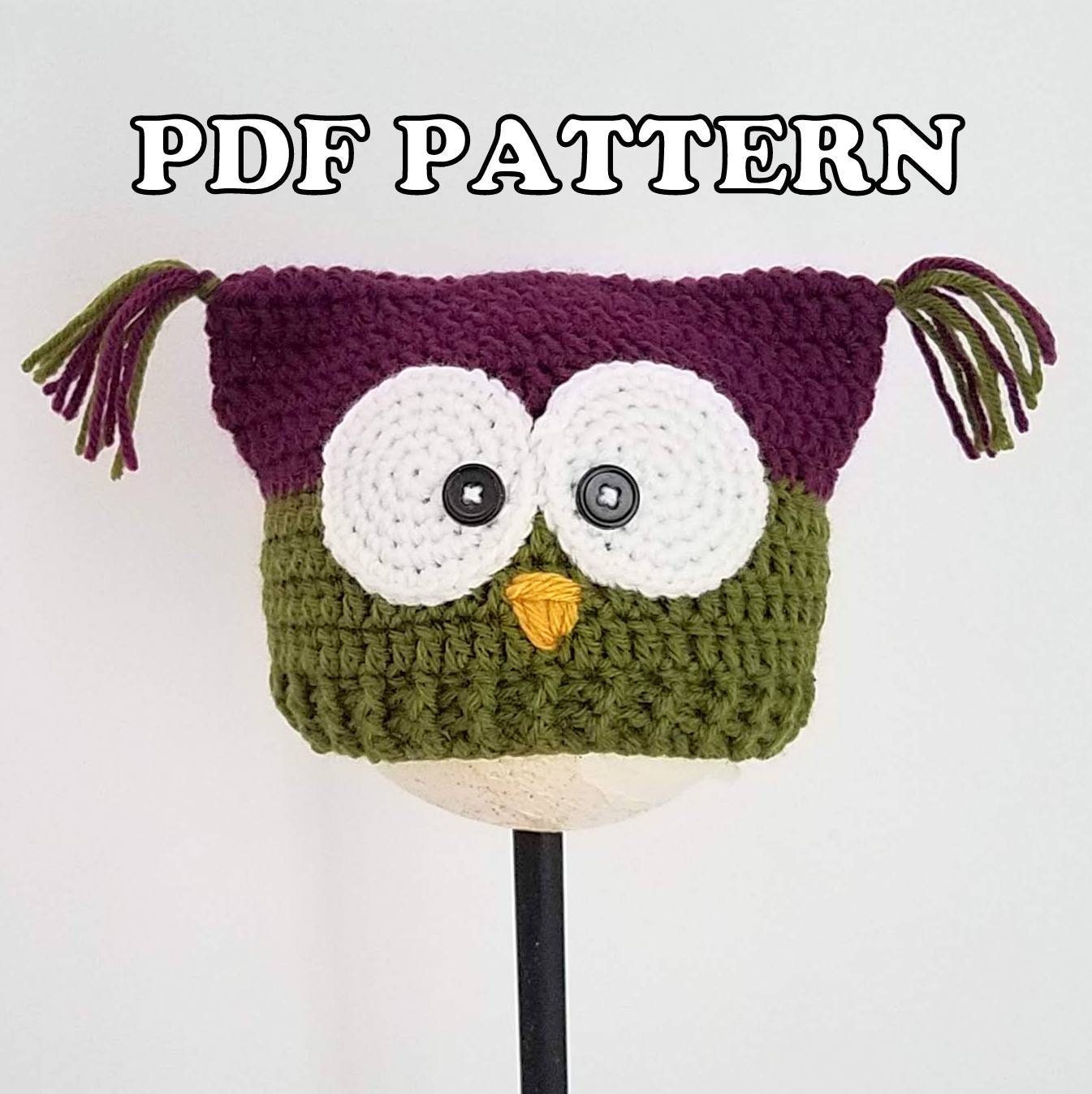 Classy Crochet Owl + Kitty Hat
