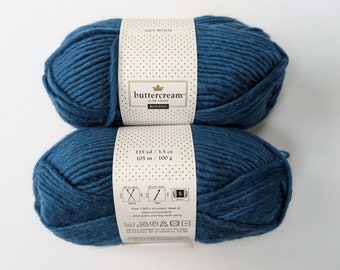 Buttercream Luxe Craft Roving Yarn Color Blue DISCONTINUED