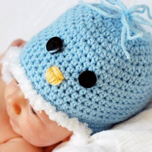 PDF PATTERN Crochet Penguin Birdy Hat - Etsy