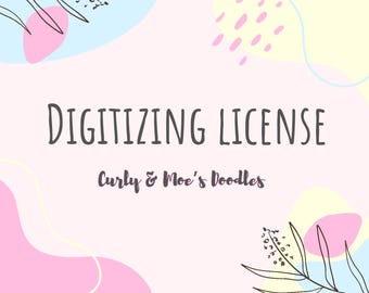 Embroidery add-on license for Digitizing Clipart (Clipart sold separately)