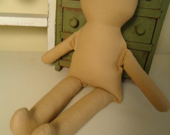 Cloth PreSewn CRAFT rag Doll Body-15" doll-katiesdolls-doll supply